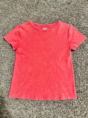 SO brand girls short sleeve shirt Sz L 10/12